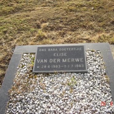 MERWE Elise, van der 1983-1983