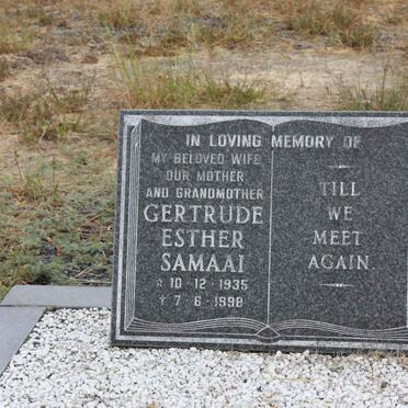 SAMAAI Gertrude Esther 1935-1998