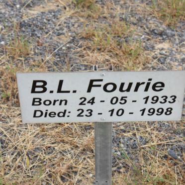 FOURIE B.L. 1933-1998