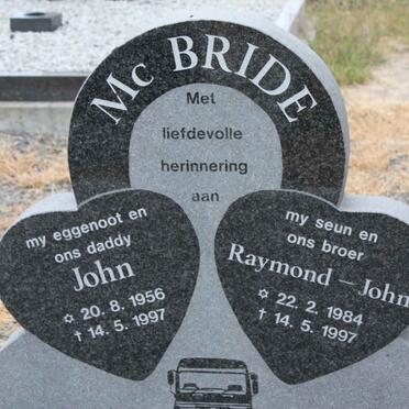 MCBRIDE John 1956-1997 :: MCBRIDE Raymond-John 1984-1997