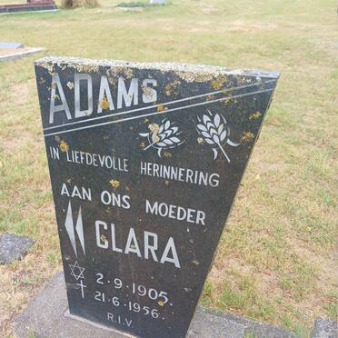 ADAMS Clara 1905-1956