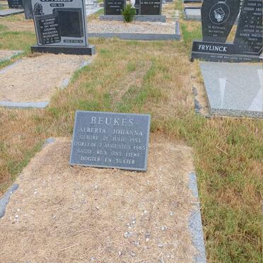 BEUKES Alberta Johanna 1953-1985