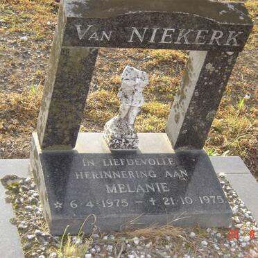 NIEKERK Melanie, van 1975-1975
