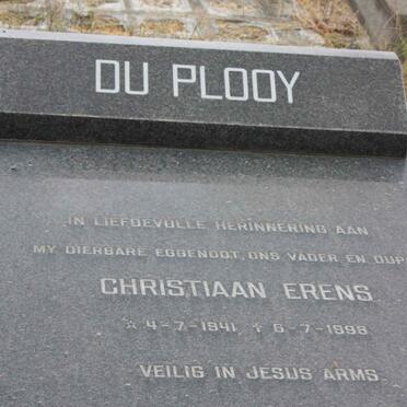 PLOOY Christiaan Erens, du 1941-1998