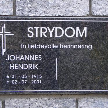 STRYDOM Johannes Hendrik 1915-2001