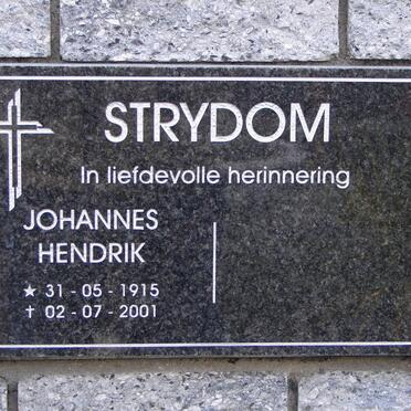 STRYDOM Johannes Hendrik 1915-2001