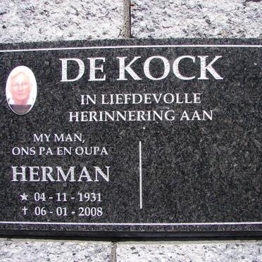 KOCK Herman, de 1931-2008