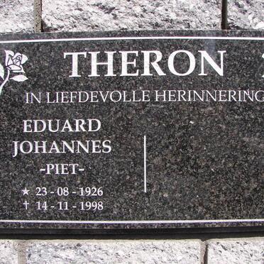 THERON Eduard Johannes 1926-1998