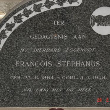 JOUBERT Francois Stephanus 1884-1958
