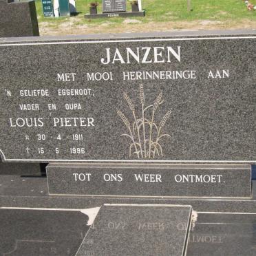 JANZEN Louis Pieter 1911-1996