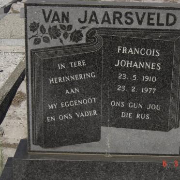 JAARSVELD Francois Johannes, van 1910-1977