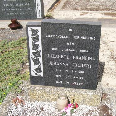 JOUBERT Elizabeth Francina Johanna 1888-1971
