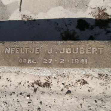 JOUBERT Charl J.G. -1913 &amp; Neeltje J. -1941