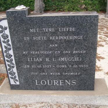 LOURENS Elias H.L. 1927-1959