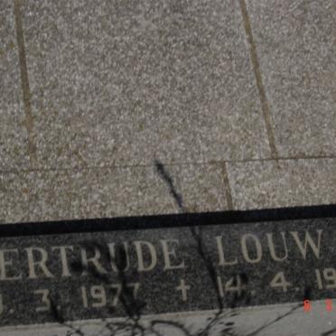 LOUW Gertrude 1977-1977