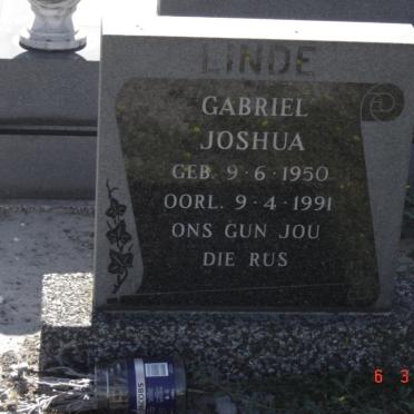 LINDE Gabriel Joshua 1950-1991