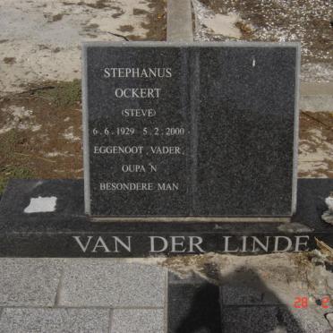 LINDE Stephanus Ockert, van der 1929-2000