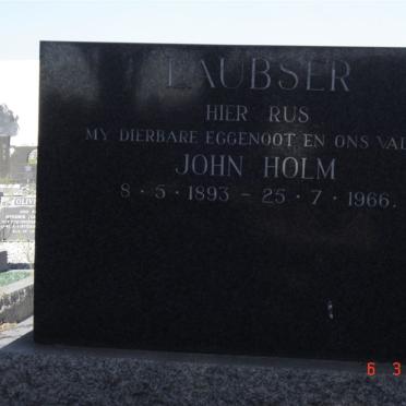 LAUBSER John Holm 1893-1966