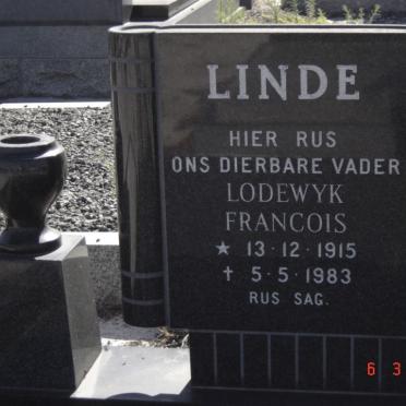 LINDE Lodewyk Francois 1915-1983