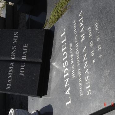 LANDSDELL Susanna Maria 1913-2003