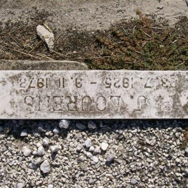 LOURENS P.J. 1925-1978