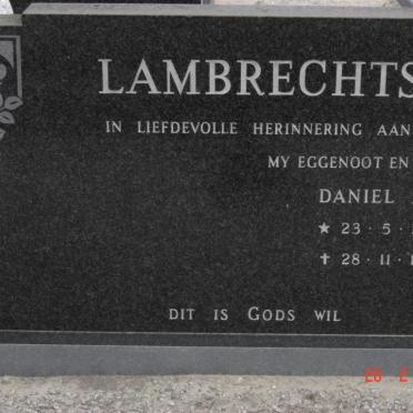 LAMBRECHTS Daniel A.J. 1934-1979