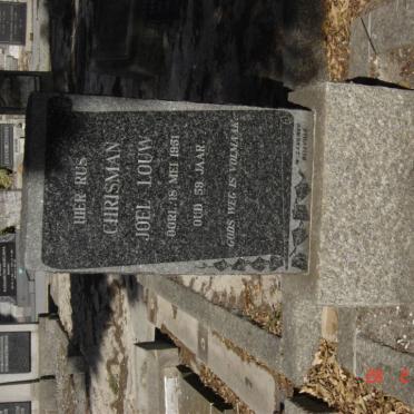 LOUW Chrisman Joel -1951