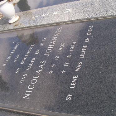 LERM Nicolaas Johannes 1908-1984 &amp; Huibrecht Maria 1919-2002