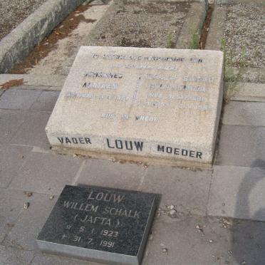 LOUW Johannes Adriaan 1870-1957 &amp; Sarah Wilhelmina BESTBIER 1893-1969 :: LOUW Willem Schalk 1923-1991