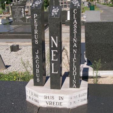 NEL Petrus Jacobus 1926-1985 &amp; Classina Niclodina 1925-1998