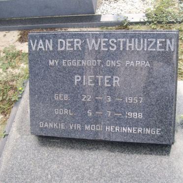 WESTHUIZEN Pieter, van der 1957-1988