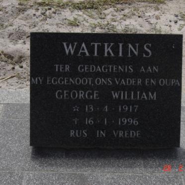 WATKINS George William 1917-1996