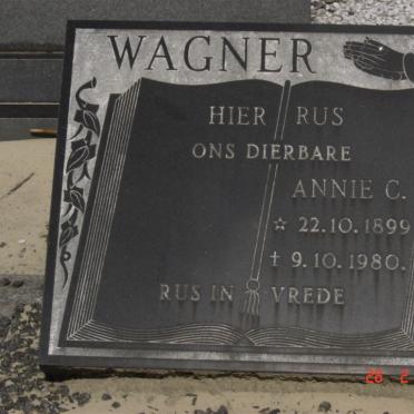 WAGNER Annie C. 1899-1980