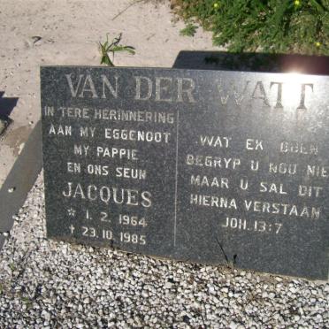 WATT Jacques, van der 1964-1985