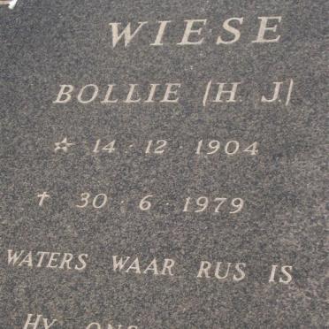 WIESE H.J. 1904-1979