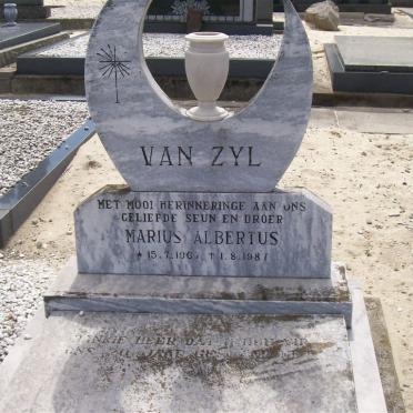 ZYL Marius Albertus, van 1967-1987