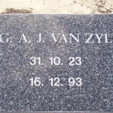 ZYL G.A.J., van 1923-1993