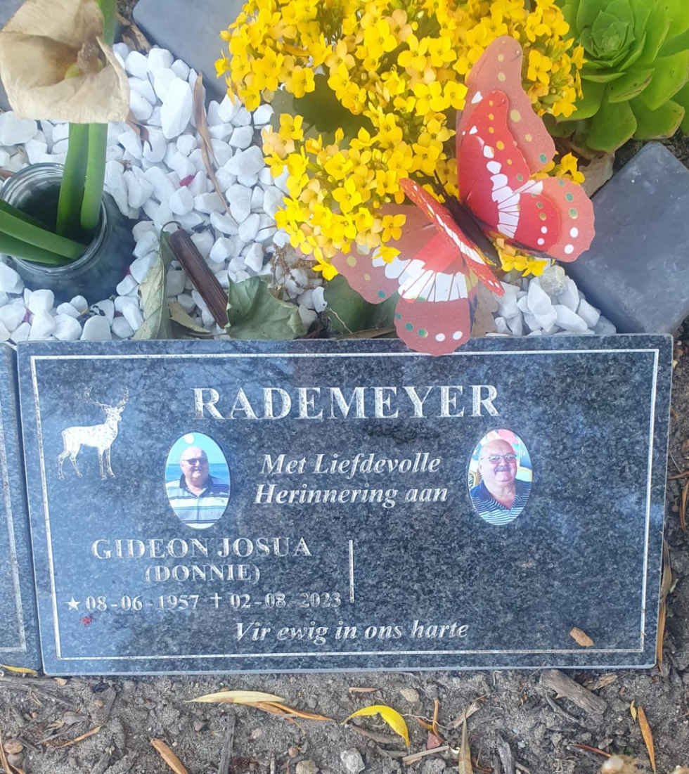 RADEMEYER Gideon Josua 1957-2023