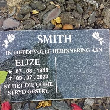 SMITH Elize 1945-2020