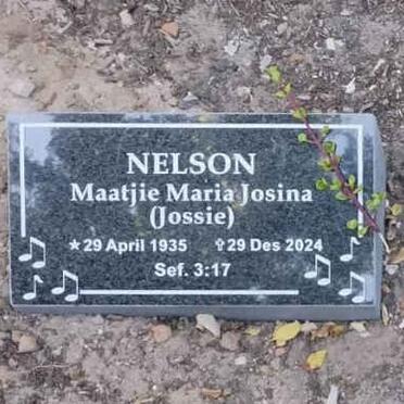 NELSON Maatjie Maria Josina 1935-2024
