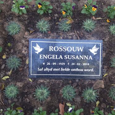ROSSOUW Engela Susanna 1939-2018