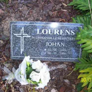 LOURENS Johan 1949-2006