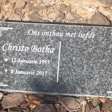 BOTHA Christo 1955-2017