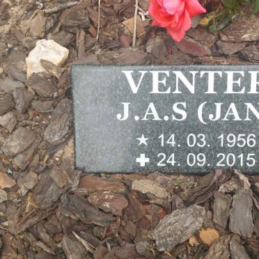 VENTER J.A.S. 1956-2015