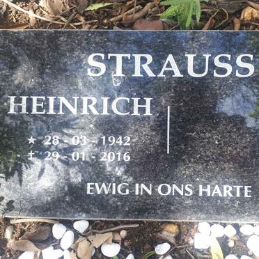 STRAUSS Heinrich 1942-2016