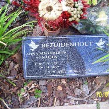 BEZUIDENHOUT Anna Magdalena Annalien 1991-2009