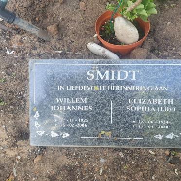 SMIDT Willem Johannes 1925-2006 &amp; Elizabeth Sophia 1924-2020