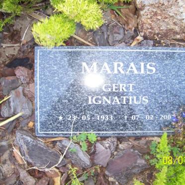 MARAIS Gert Ignatius 1933-2007