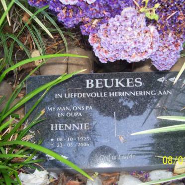 BEUKES Hennie 1925-2006