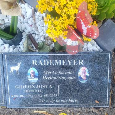 RADEMEYER Gideon Josua 1957-2023